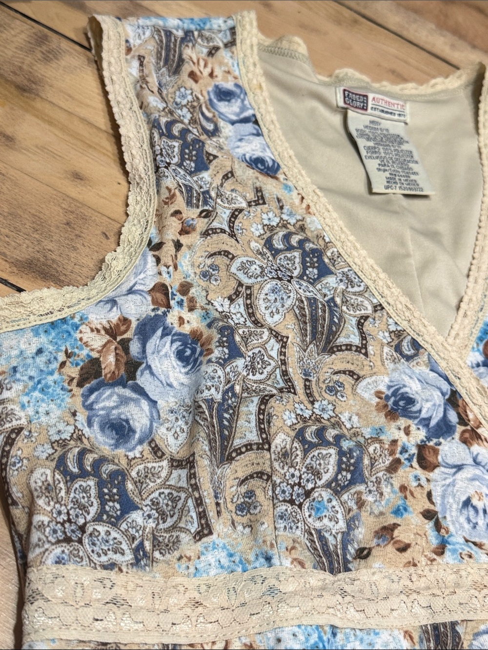 Vintage Faded Glory Sleeveless Stretch Knit Dress - Picture 8 of 8